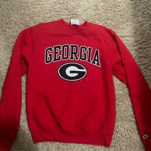 Georgia UGA Red Sweatshirt- adult small